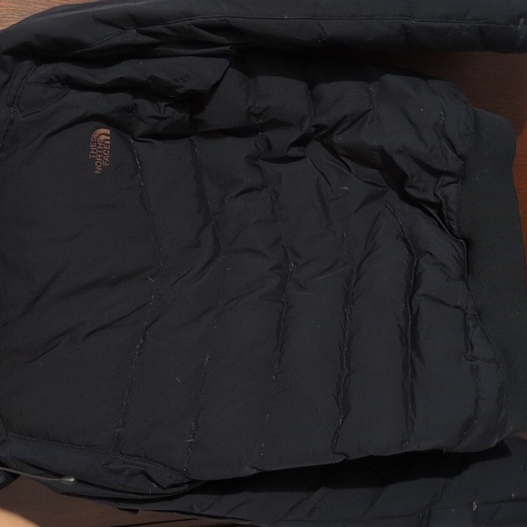 The North Face RECCO 600 Fill Down Winter Ski/Snowboard Jacket Black Fur Hood M - Picture 8 of 11